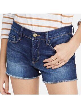 FRAME Le Cut Off Denim Shorts In Williams Size 25